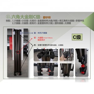 六角大金刚(C级)-磨砂啡